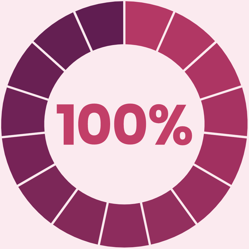 Overall vision showing 100%